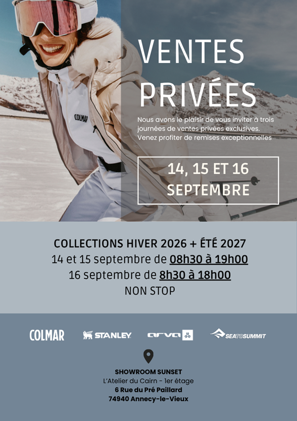 Ventes Privées Colmar, Stanley, Arva, Sea to Summit