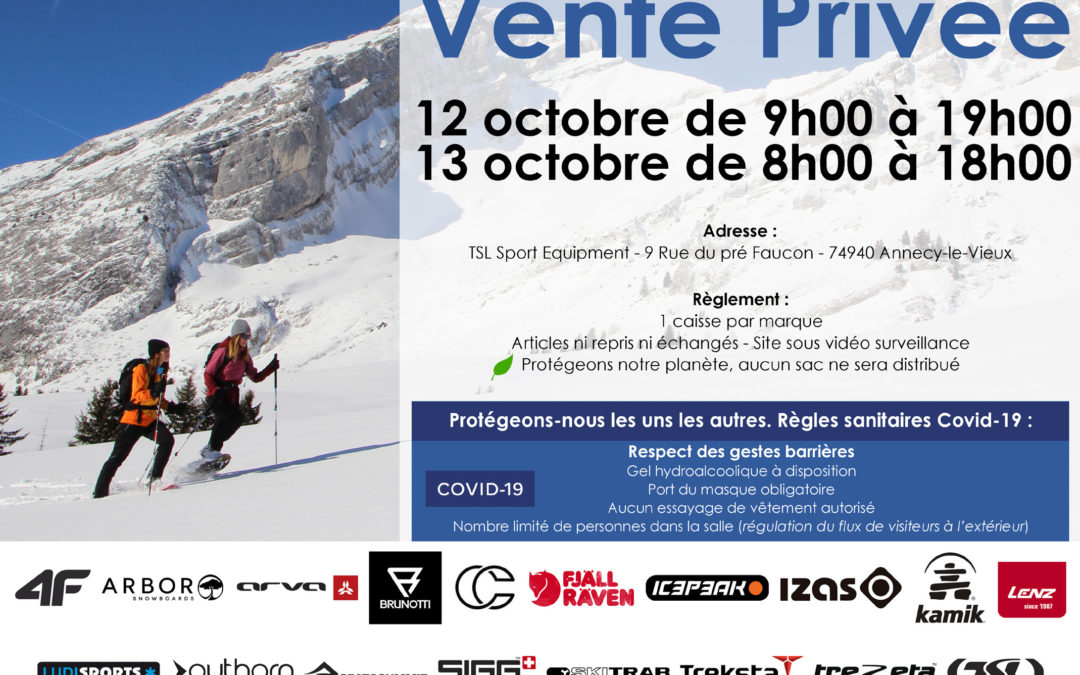 Vente privée à venir