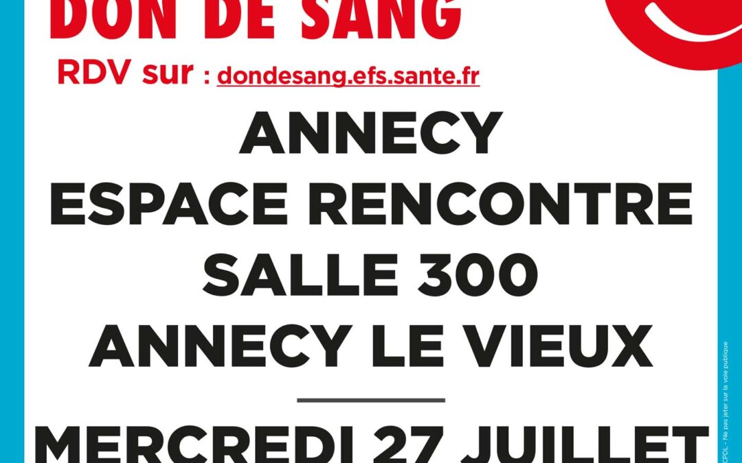 Don du sang – Espace Rencontre