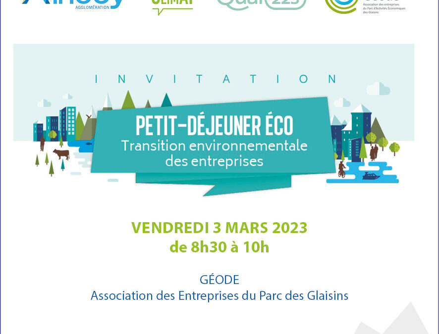 Transition environnementale des entreprises – Petit Déjeuner Thématique