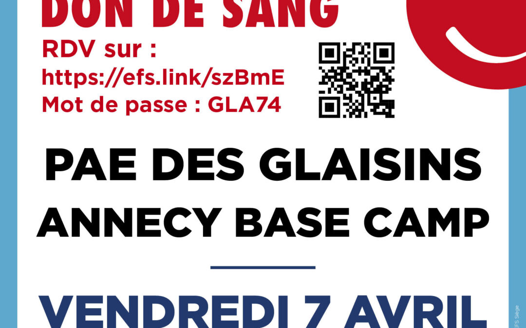 Don du sang inter-entreprises – Annecy Base Camp