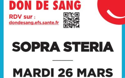 Don du sang chez Sopra Steria – 26 mars prochain