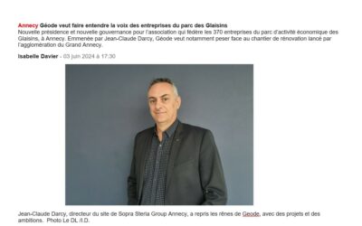 Presse – Nouvelle présidence pour Géode
