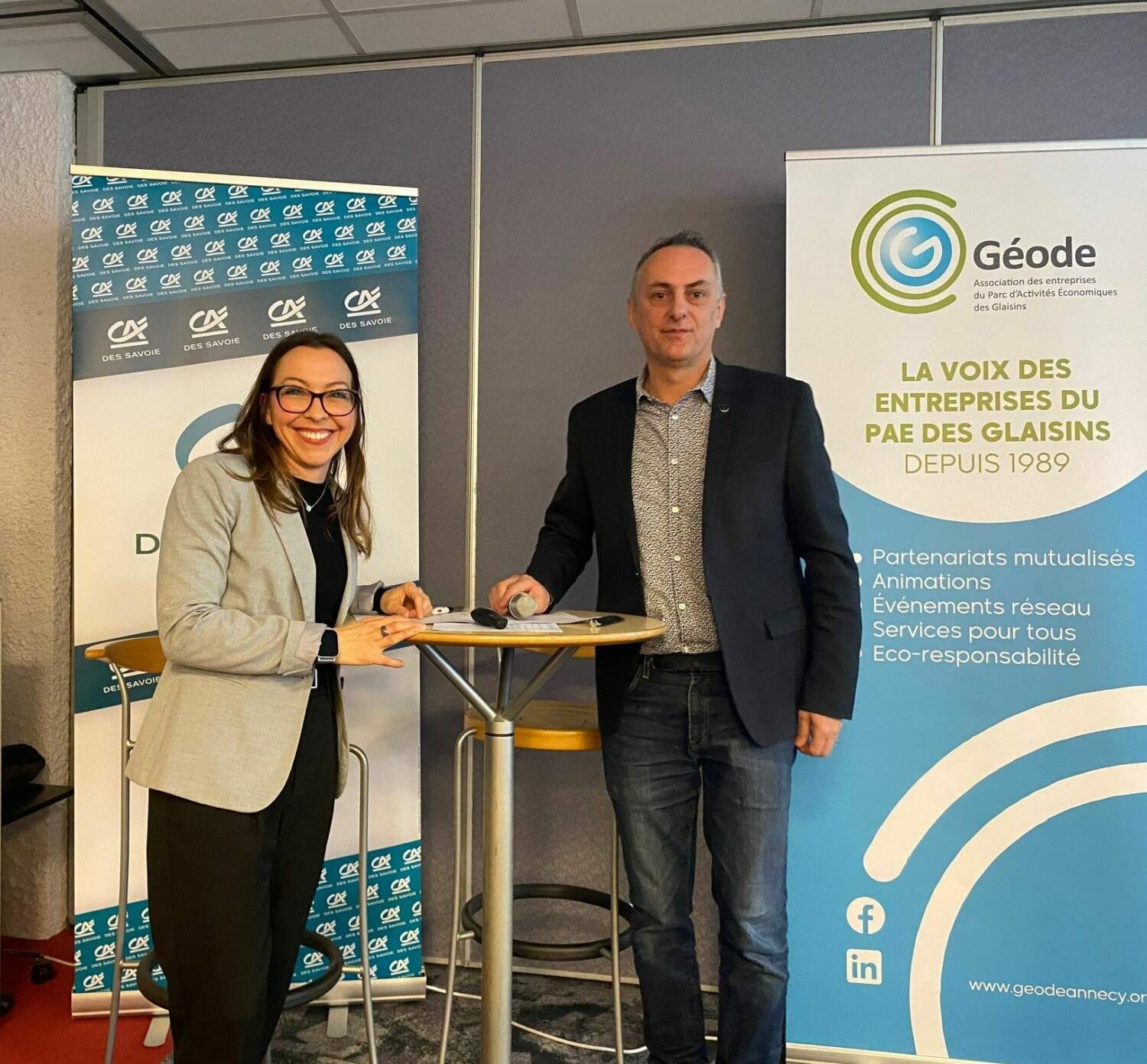 Signature partenariat Géode Crédit Agricole des Savoie