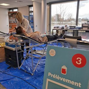 Collecte de sang avec Géode