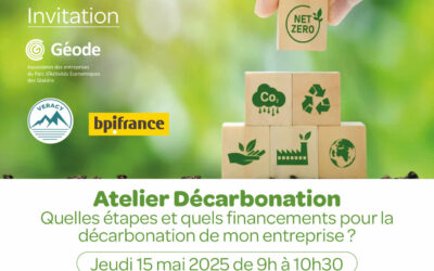 A vos agendas : venez à notre atelier décarbonation le 15 mai prochain